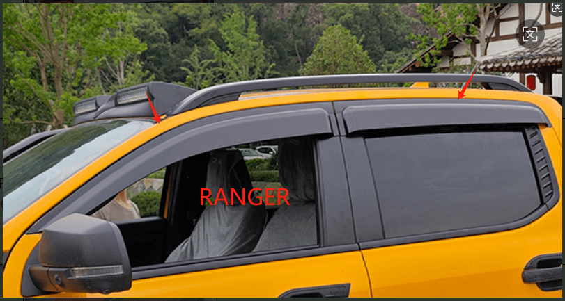 Cubrelluvias Ford Ranger T9