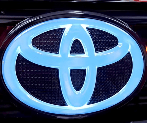 Logo TOYOTA LED para Parrilla Delantera